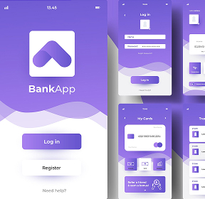 Illustration of the Banking App